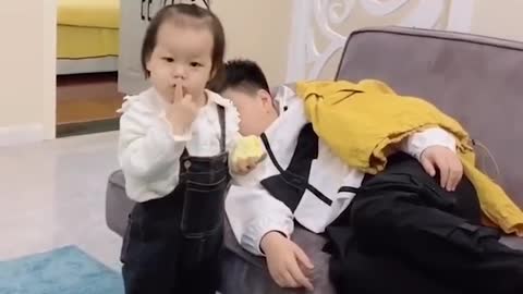 Funny Baby Awesome Video 😆😆 - 2 lovely mischievous brothers #12 - TIK TOK Compilation