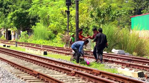 Train horn prank