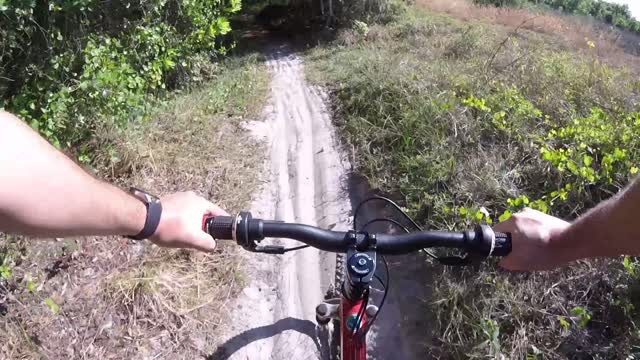 Our 1st Time Mountain Biking Balm Boyette!!! Wimauma, FL