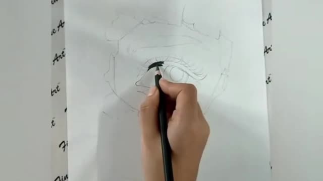 Color The Eyes In The Drawing