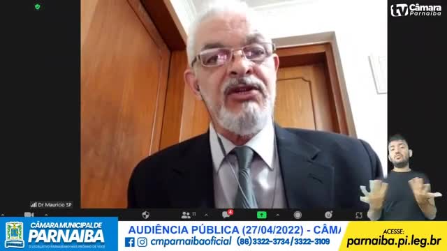 Audiência pública em Parnaíba-PI - Dr Maurício dos Santos