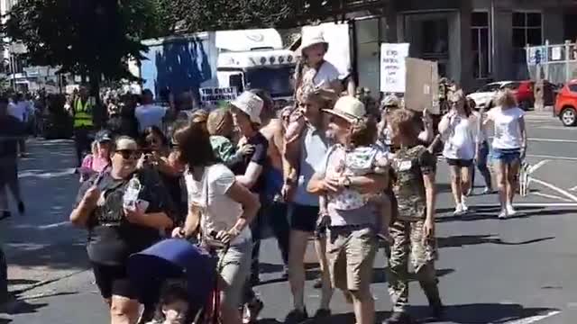 Belfast freedom rave protest