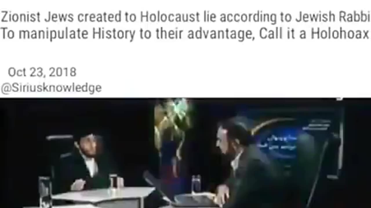 The Holocaust is a Myth - Rabbi Arye Friedmann