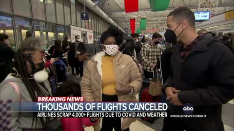 數千名乘客因航空公司取消而停飛 ～