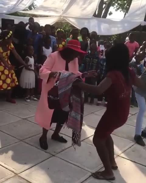 75-year-old grandmother shows off her awesome dance moves
