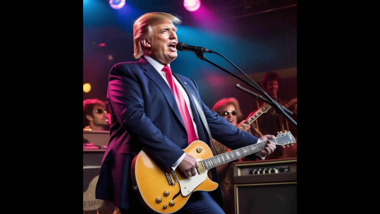 Donald Trump covers Dont' Stop Believin