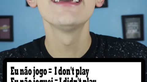 Tudo sobre o verbo "PLAY" na negativa