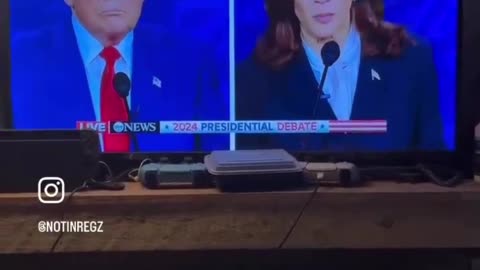 Kamala said that no American soldiers were stationed in the war zone at the moment...wait for it