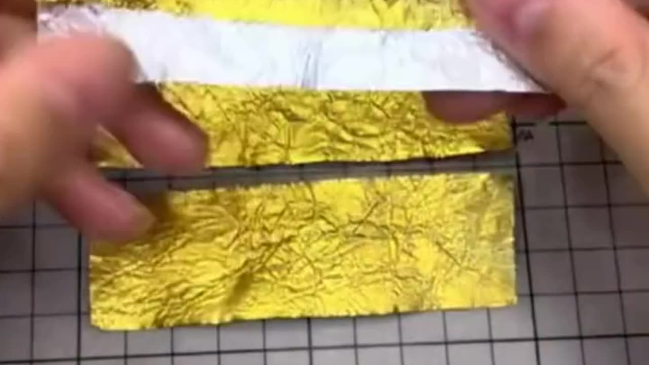 Diy Gum Wrapper Gold Rose