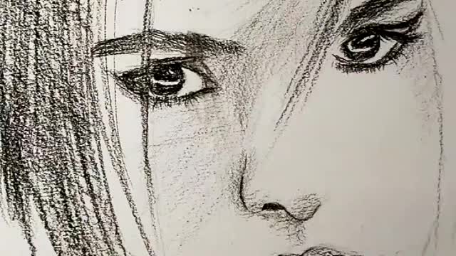 Sketching calms me down, keeps me from fretting