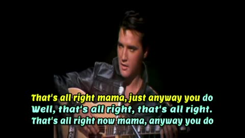 kbkaraokeking that's alright mama (elvis new 2023)