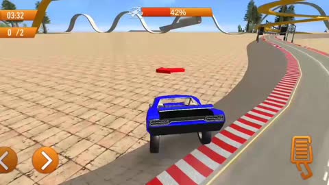 Car stunts and car crashing game video