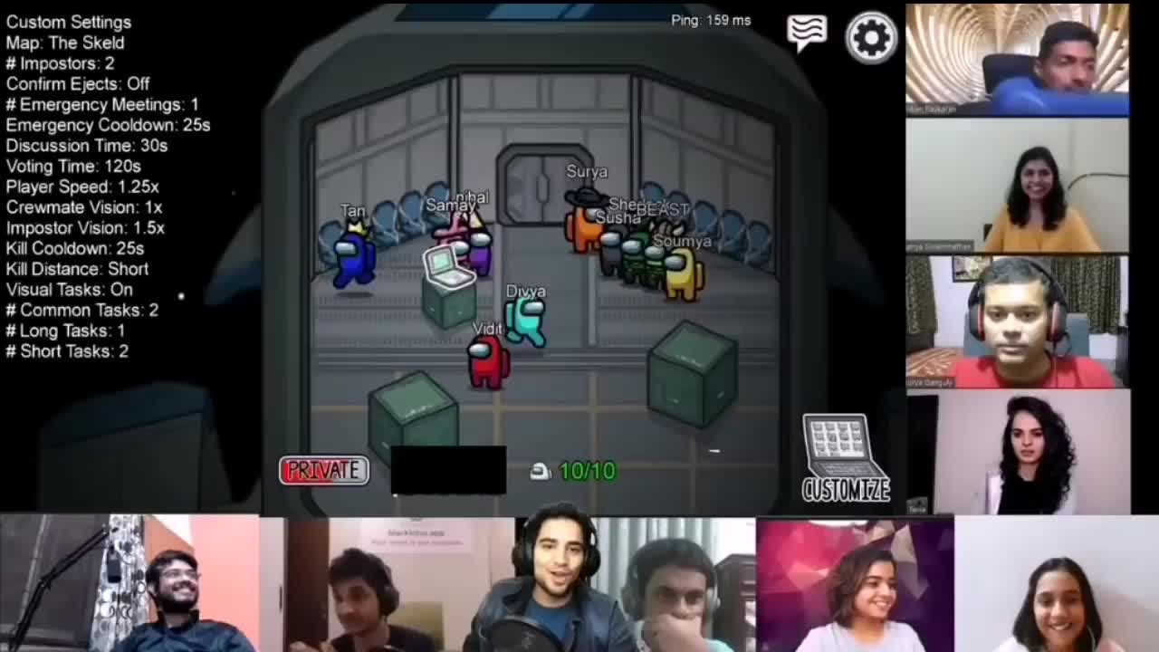 SAMAY RAINA,SURYA GANGULY SCAMS SAMAY😂MOST FUNNY AMONG US GAMEPLAY EVER😂