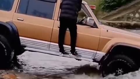 Can this car go through the stream