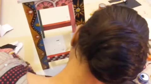 My husband showing my big bun.