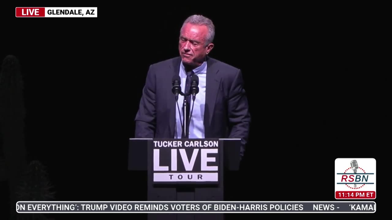 Robert F Kennedy Jr Glendale Arizona 10/31/24