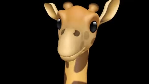 Giraffe Sings Santa Baby