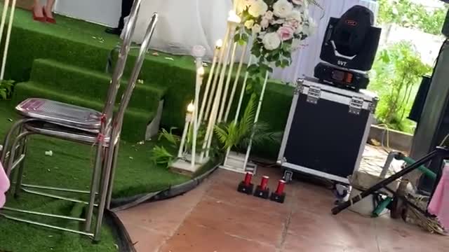 Happy day of young couple