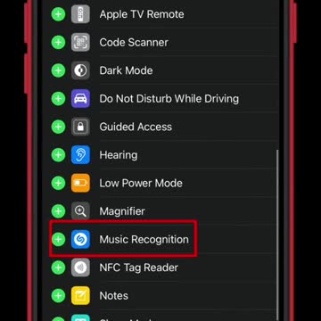 Activate Music Recognition 🎵🎧