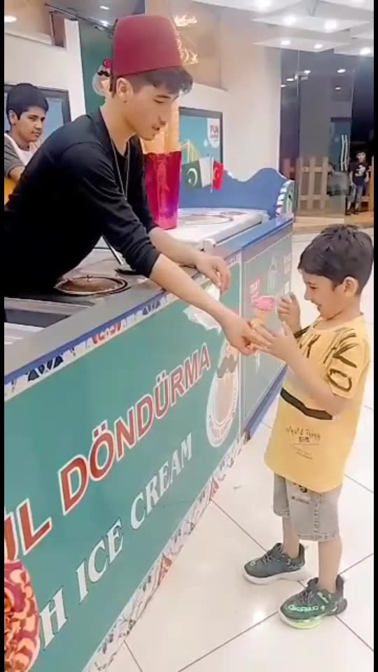 Turkish ice-cream parlour