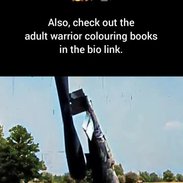 Girl examines unexploded V1 rocket brave #Colourized footage👧 🚀 🎥