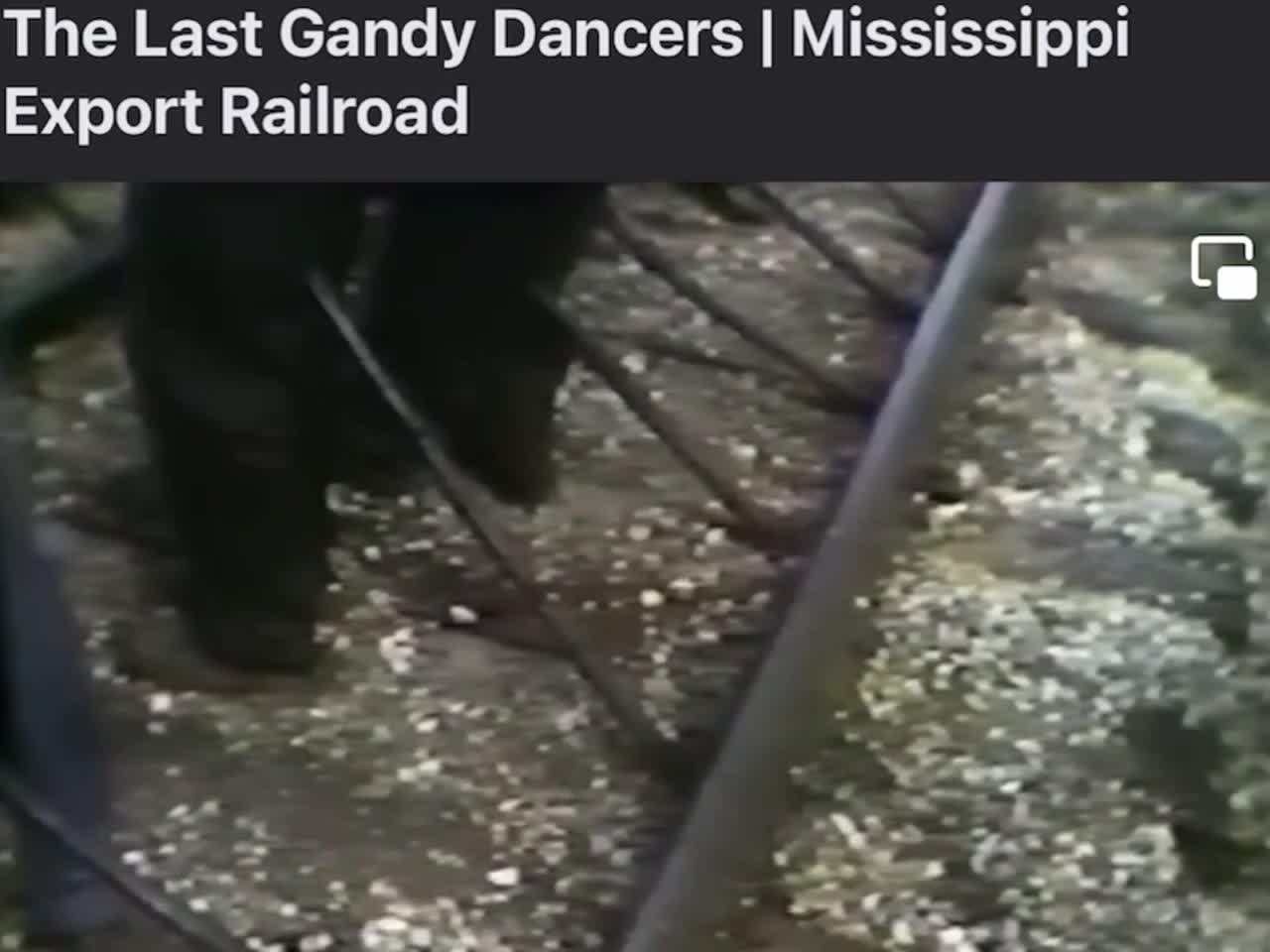 Last of The Gandy Dancers 1970’s Mississippi Export Railroad