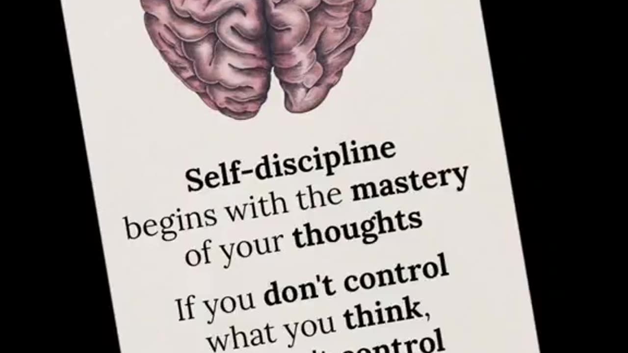 Master your thoughts