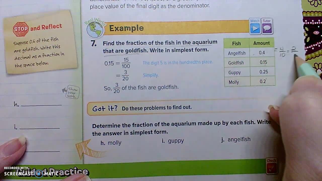 Gr 7 - Ch 4 - Lesson 1
