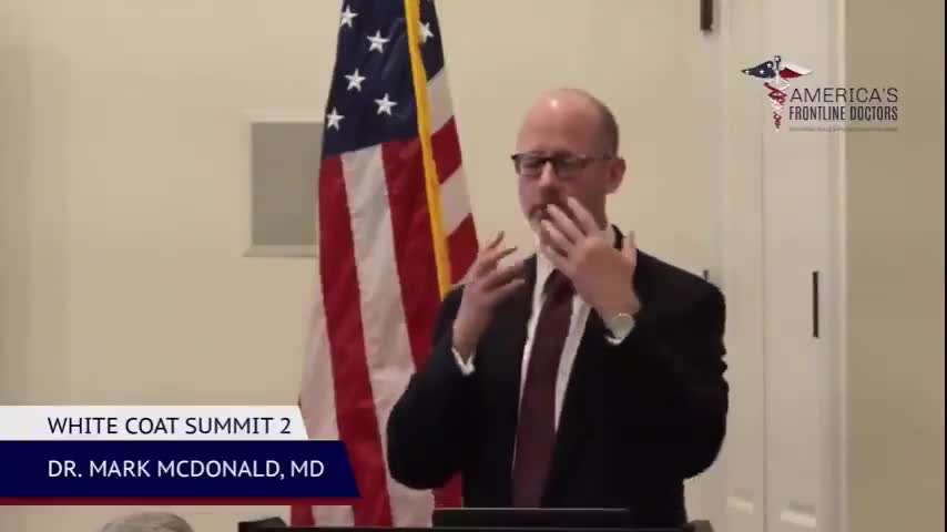 Dr. Mark McDonald - We Need To Stop The Mask Wearing!