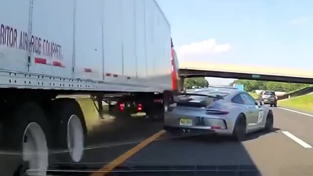 NEAR ACCIDENT BETWEEN TRUCK AND YOUR CAR