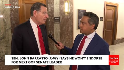 BREAKING NEWS- John Barrasso Refuses To Endorse Post-Mitch McConnell Senate Republican Leader