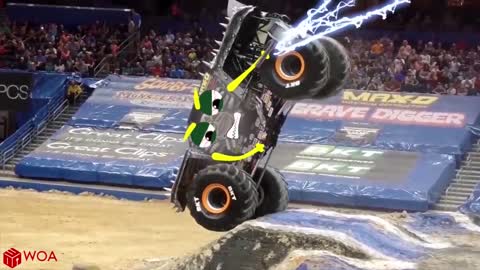 Monster Truck Moments Monster Jam highlights 2020 - Laugh Daily