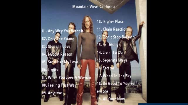 Journey Live August 10, 2001 Mountainview, CA