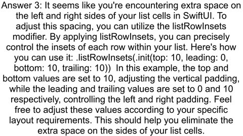 Extra Space in List left and right side SwiftUI