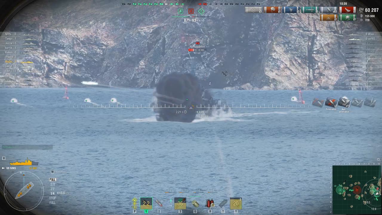 World of Warships Sims