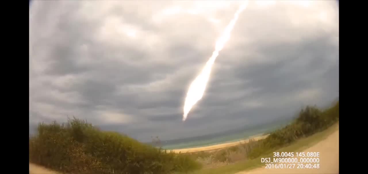 POV: Meteorite Entering Earth!