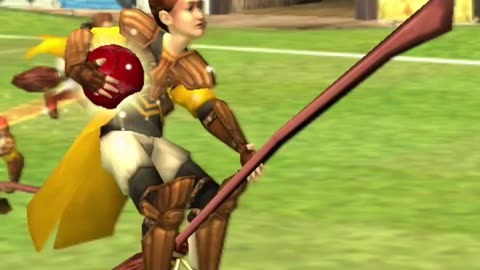 Huffelpuff Quidditch Team Plays Basketball? #wizardingworld #quidditch #videogame #gaming