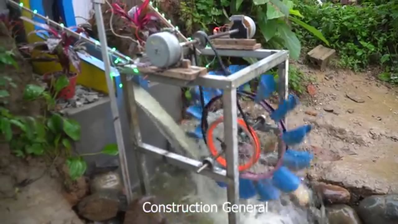 Construction Of Mini Hydroelectric Power And Unique Vegetable Irrigation System2