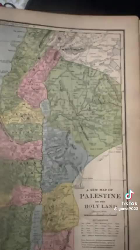 1800s Bible Reveals Palestine as the Holy Land