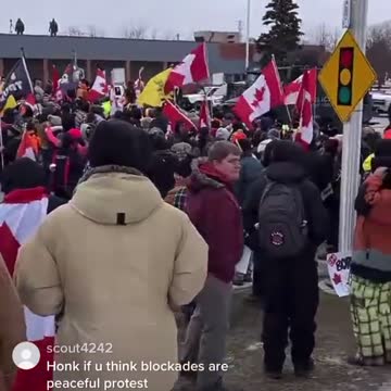 Speculation they're prepping for tear gas Ambassador Bridge Blockade Windsor