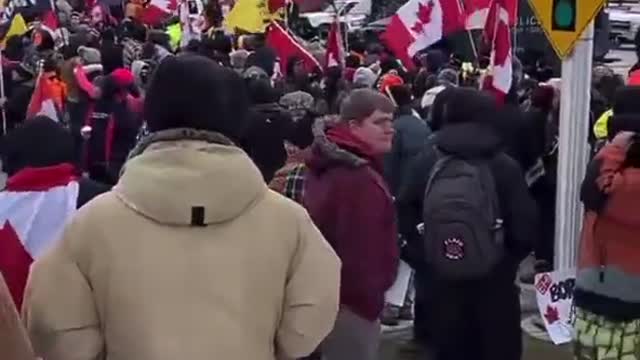 Speculation they're prepping for tear gas Ambassador Bridge Blockade Windsor