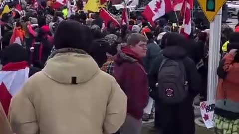 Speculation they're prepping for tear gas Ambassador Bridge Blockade Windsor