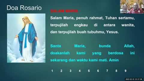 Doa Rosario Arwah (Online) Maria Angelberta Katarina Lajar