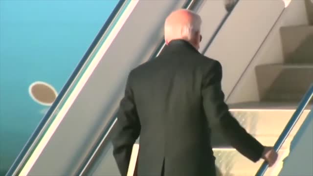 Joe Biden Stumbles While Boarding Air Force One