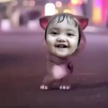 Funny moments with cute baby