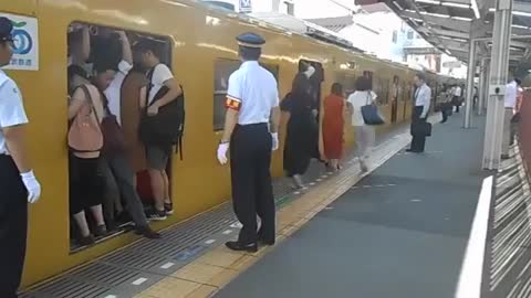 Train in Japan in the morning