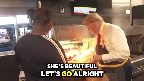 Trump Working at McDonald’s