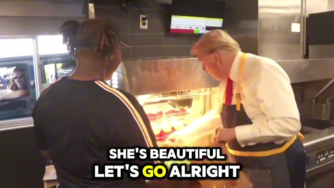 Trump Working at McDonald’s