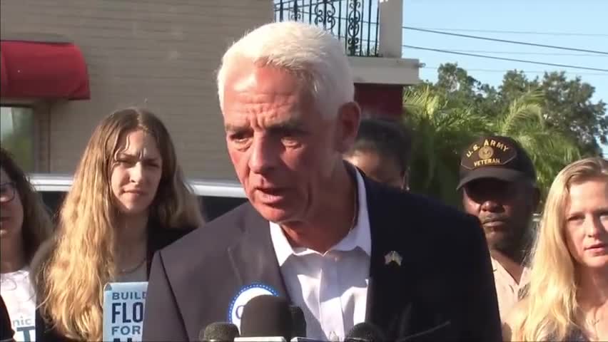 Florida Gov Candidate Crist: If You Support DeSantis Don't Vote For Me!!