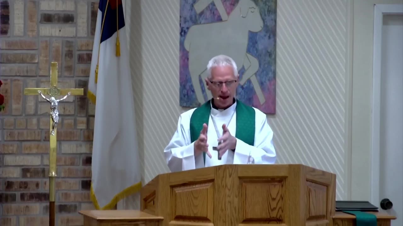 Sermon for Pentecost 21, 10/13/24, Victory in Christ Lutheran Church, Newark, TX